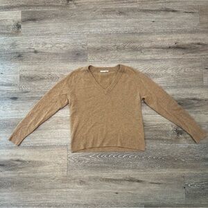 Reformation V neck cashmere sweater